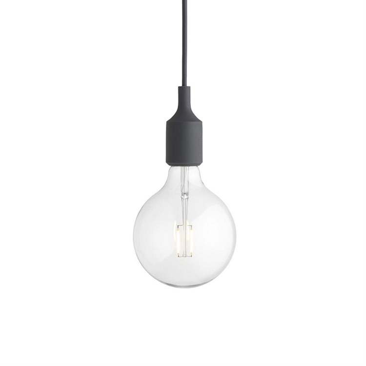 Muuto E27 Pendel Taklampe Mørkegrå