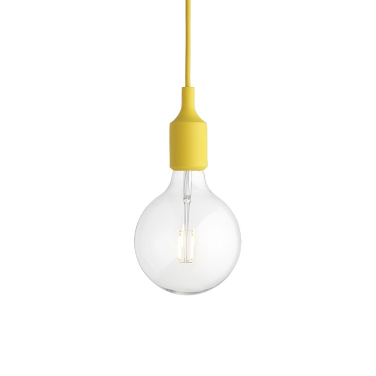 Muuto E27 Pendel Taklampe Gul