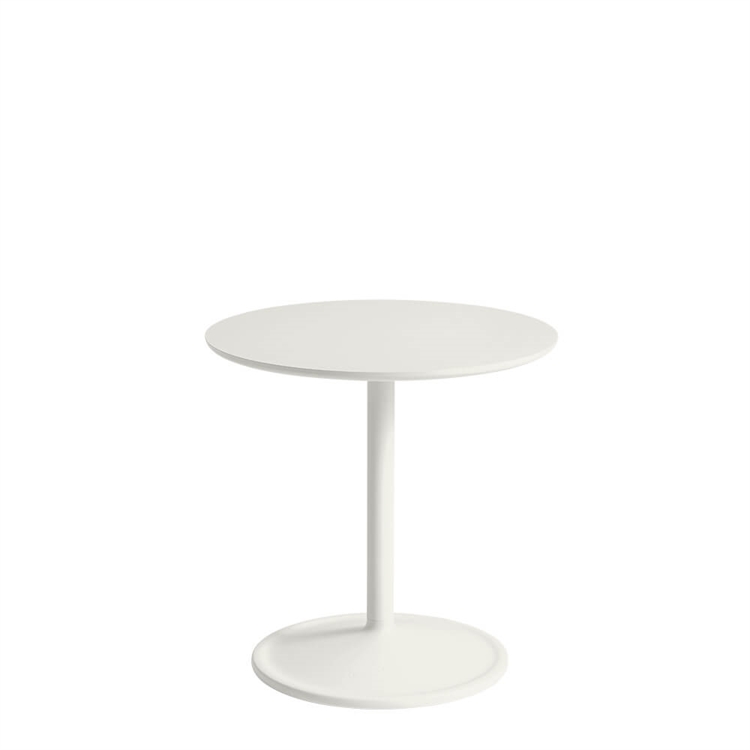 Muuto Soft Sidebord Ø48h: 48 cm - Off-White Linoleum/Off-White