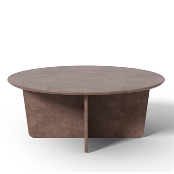 Fredericia Furniture Tableau Sofabord - Ø100 Mørk Atlantico Kalkstein